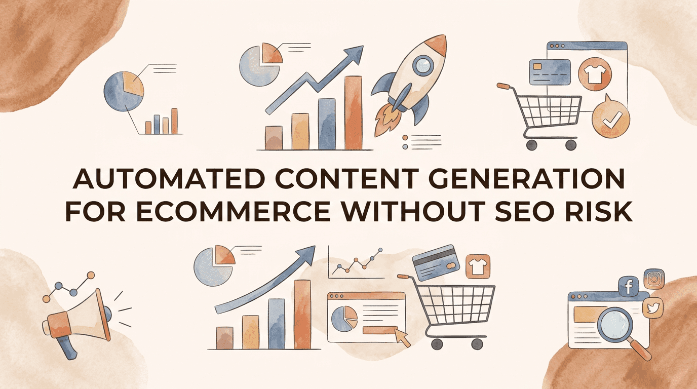 Automated Content Generation For Ecommerce Without SEO Risk