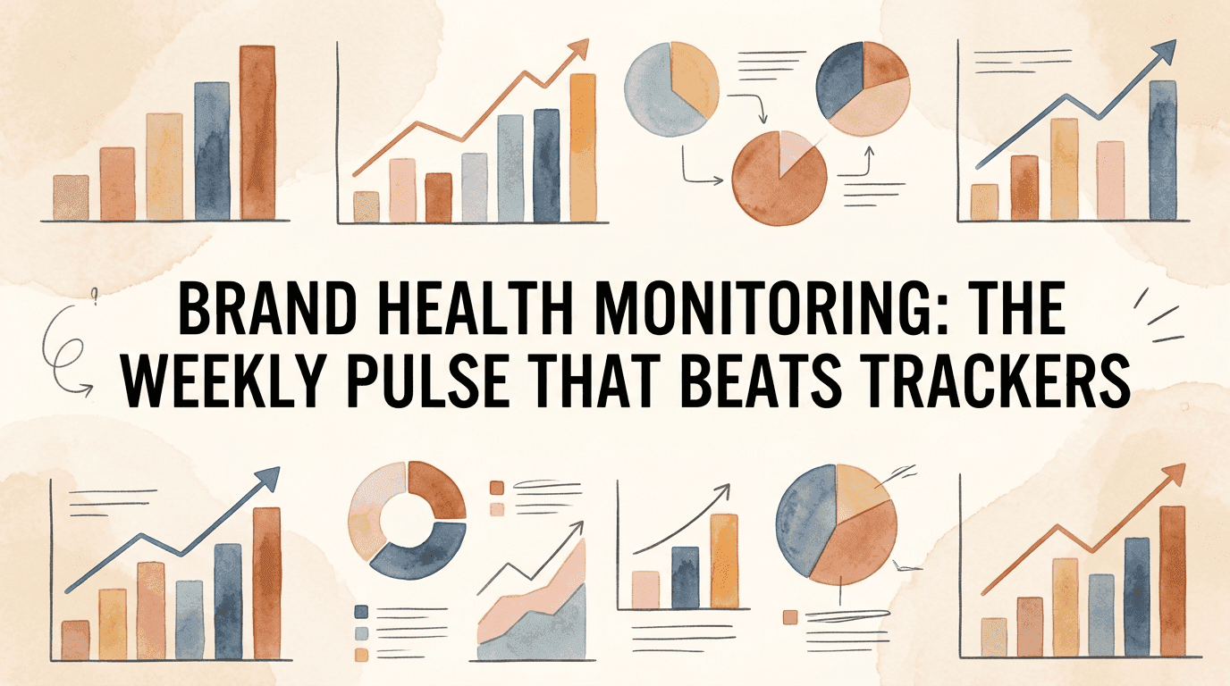 Brand Health Monitoring: The Weekly Pulse That Beats Trackers
