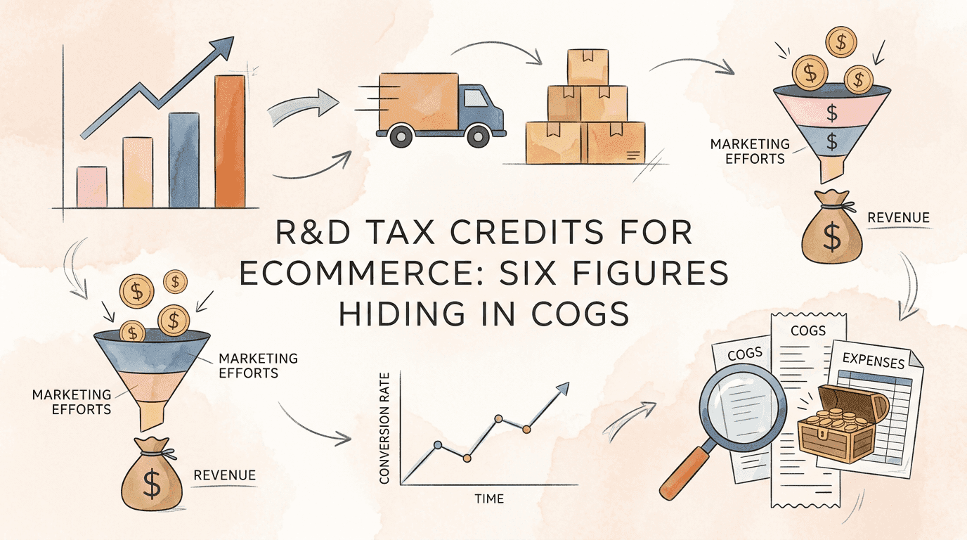 R&D Tax Credits for Ecommerce: Six Figures Hiding in COGS