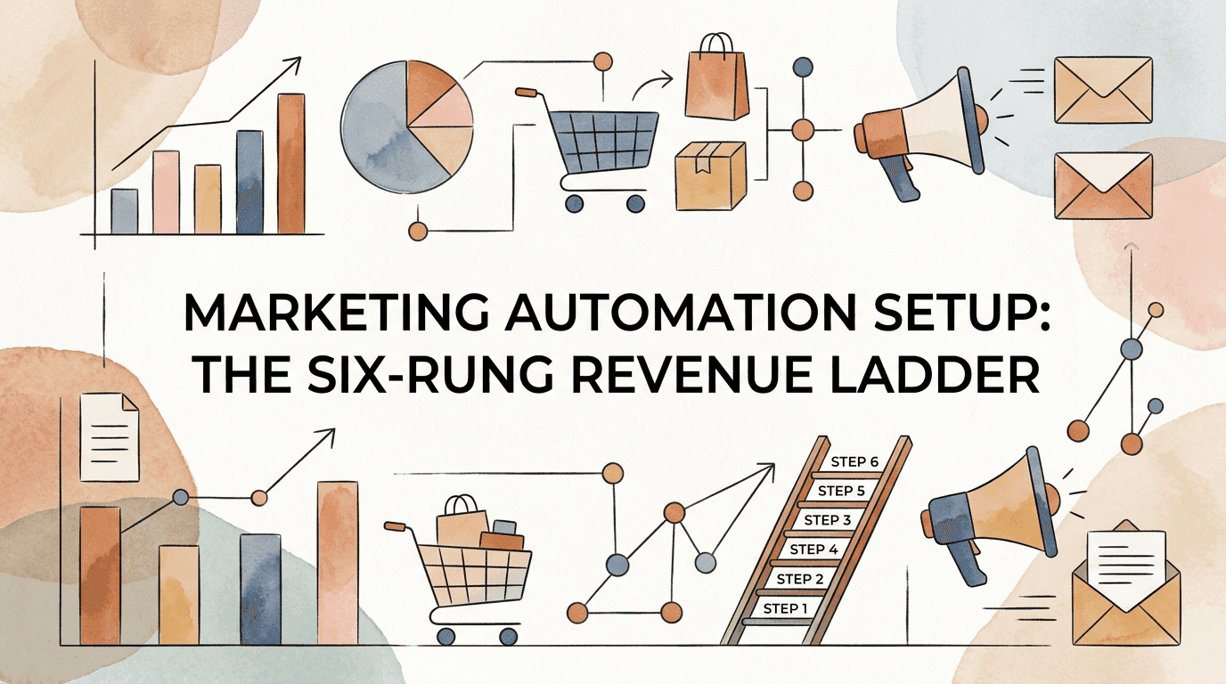 Marketing Automation Setup: The Six-Rung Revenue Ladder