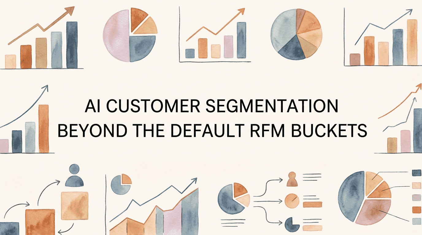 AI Customer Segmentation Beyond The Default RFM Buckets
