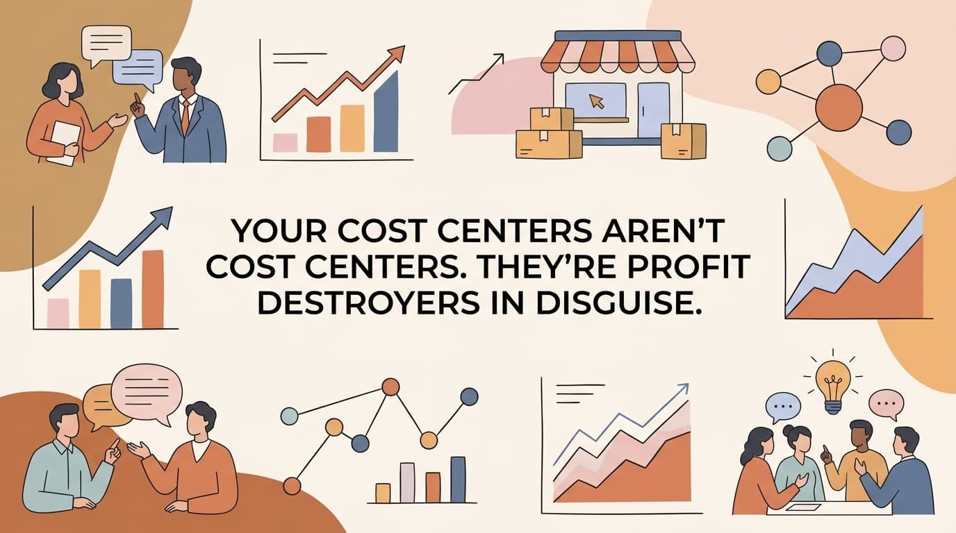Your Cost Centers Aren't Cost Centers-They're Profit Destroyers in Disguise