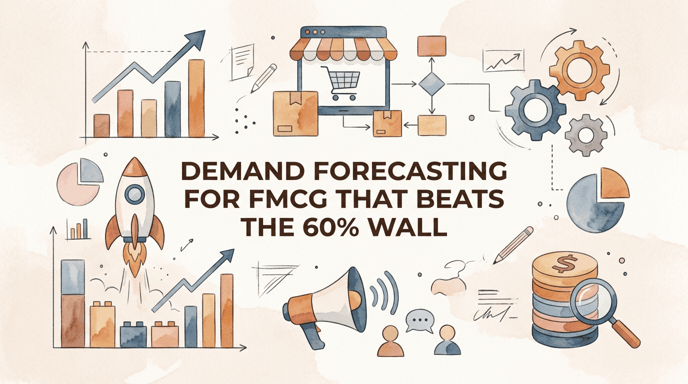 Demand Forecasting for FMCG That Beats the 60% Wall