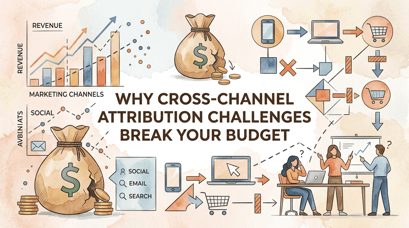Why Cross-Channel Attribution Challenges Break Your Budget