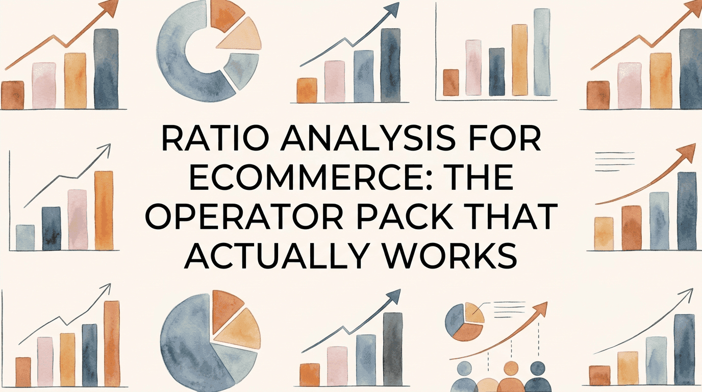 Ratio Analysis for Ecommerce: The Operator Pack That Actually Works