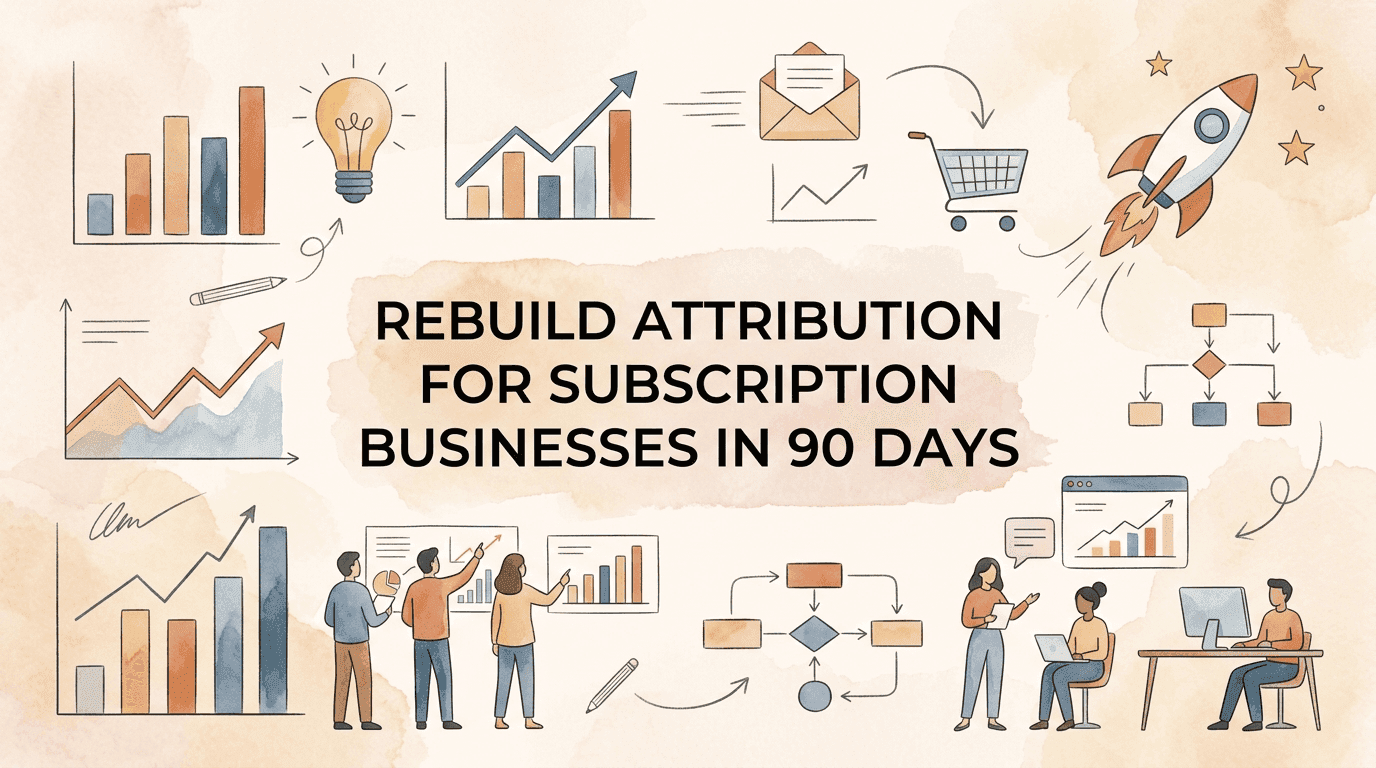 Rebuild Attribution for Subscription Businesses in 90 Days