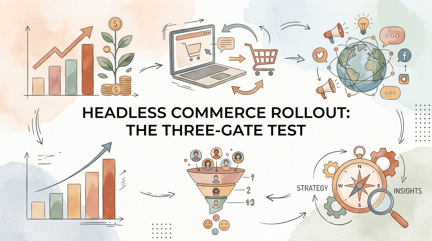 Headless Commerce Rollout: The Three-Gate Test