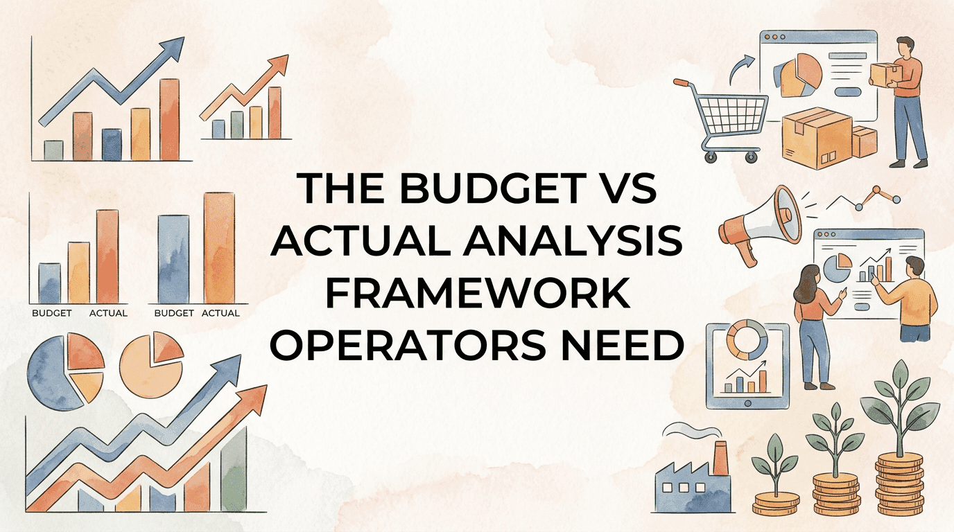 The Budget vs Actual Analysis Framework Operators Need
