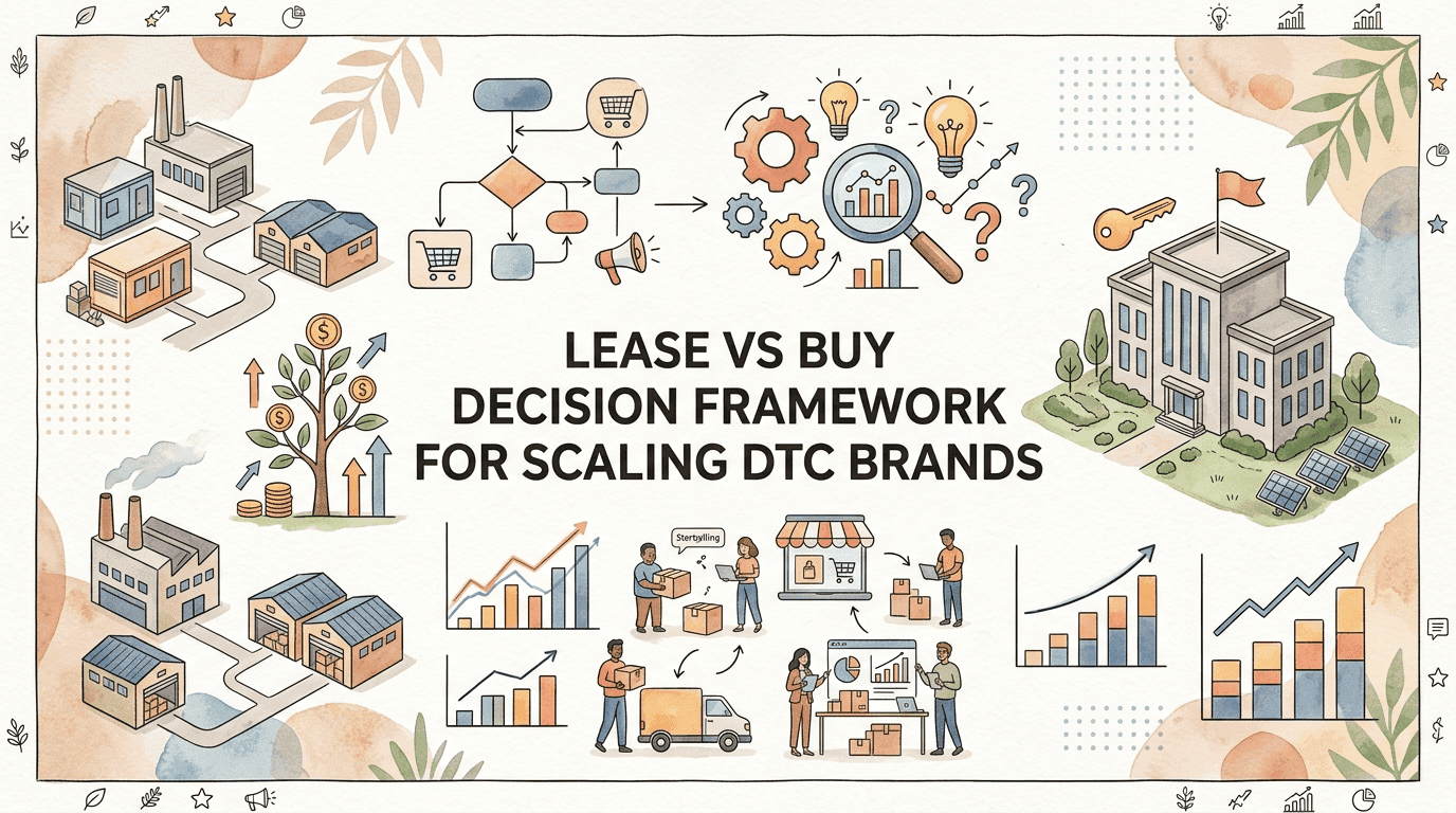 Lease vs Buy Decision Framework for Scaling DTC Brands