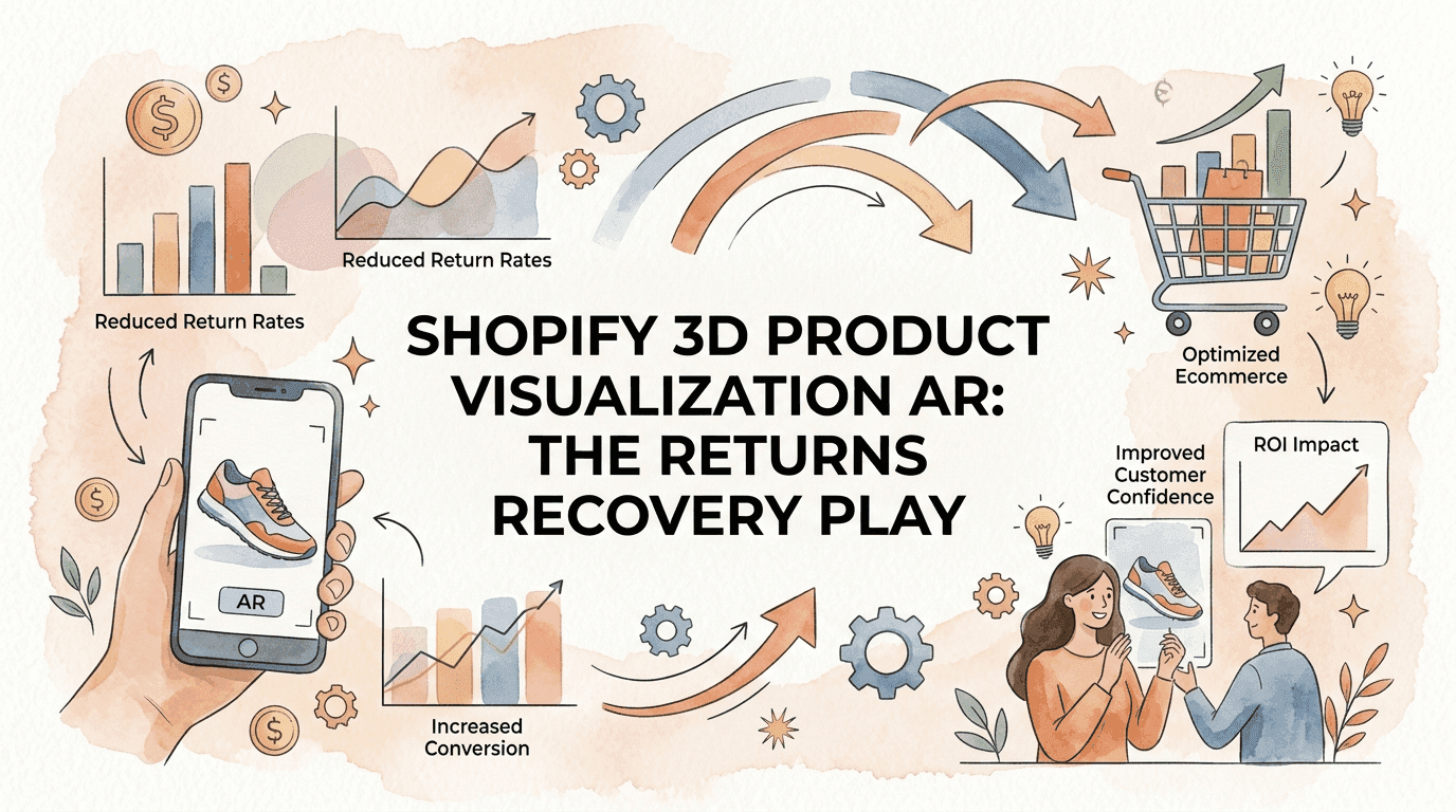 Shopify 3D Product Visualization AR: The Returns Recovery Play